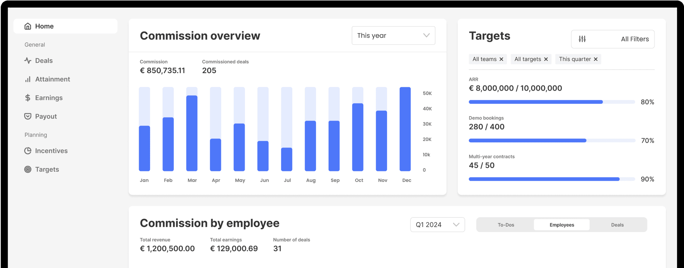 Pricing plans UI preview