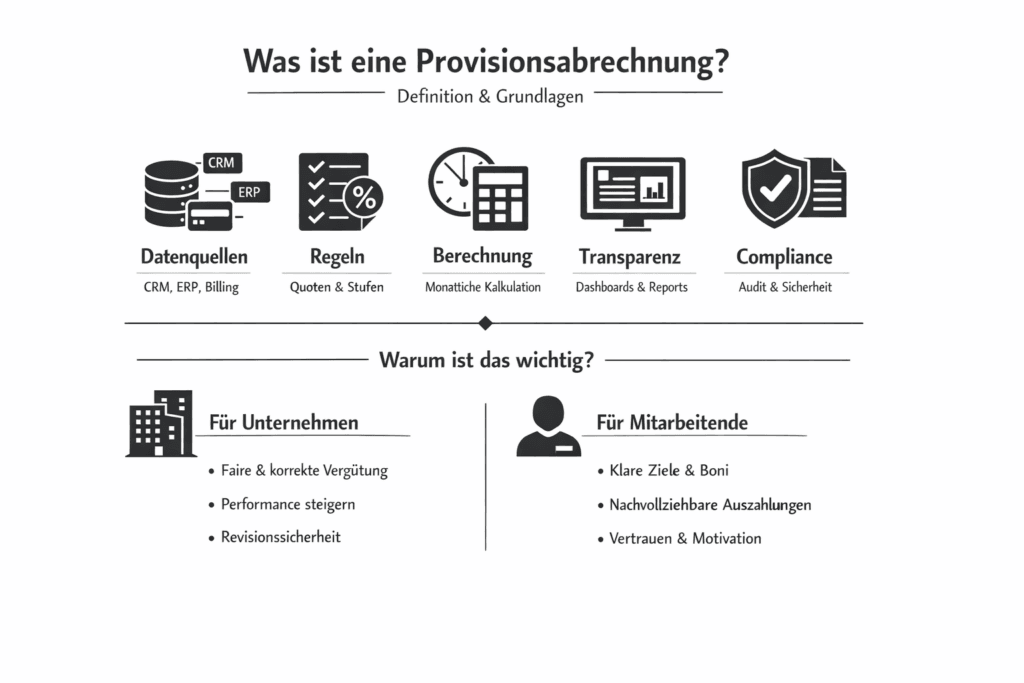 Provisionsabrechnung