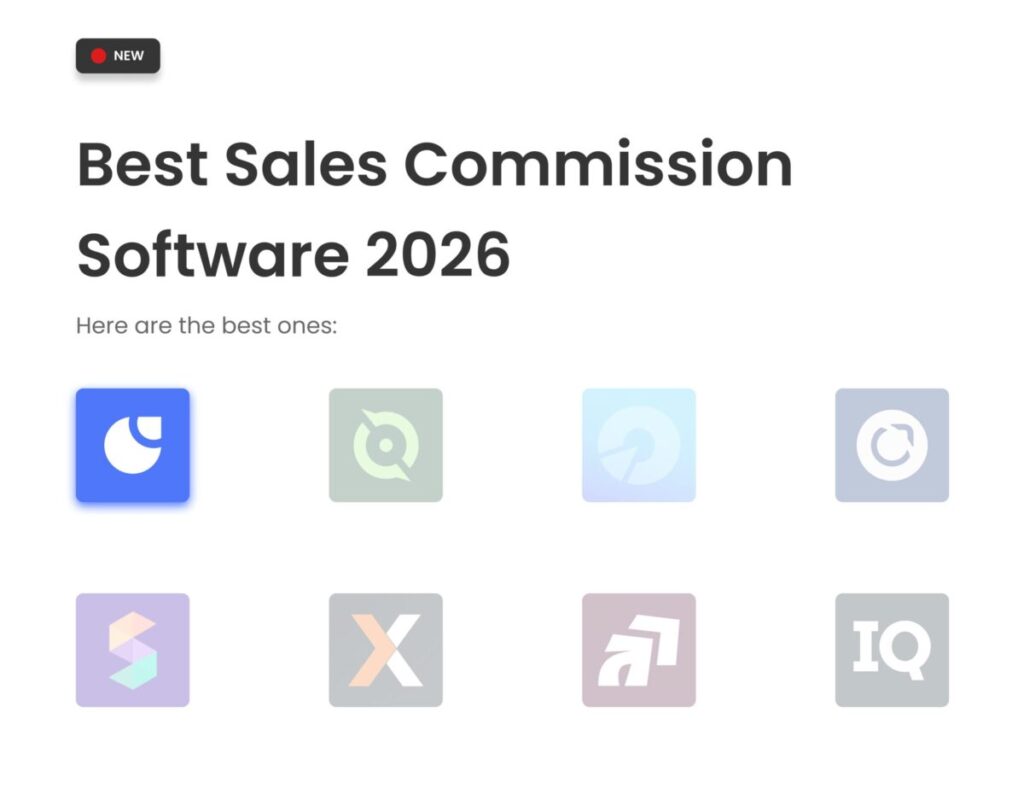 best sales commission software